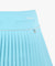 FAIRLIAR Bead Ball Flare Pleated Skirt - Turquoise