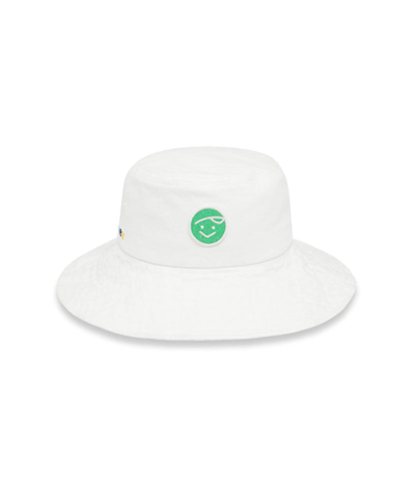 PIV'VEE Cotton Bucket Hat - Cloud White