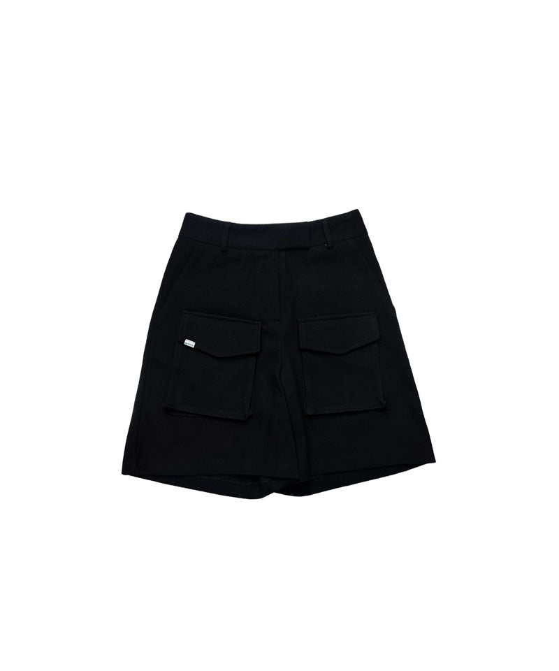 BENECIA 12 Fleece Pocket Shorts - Black