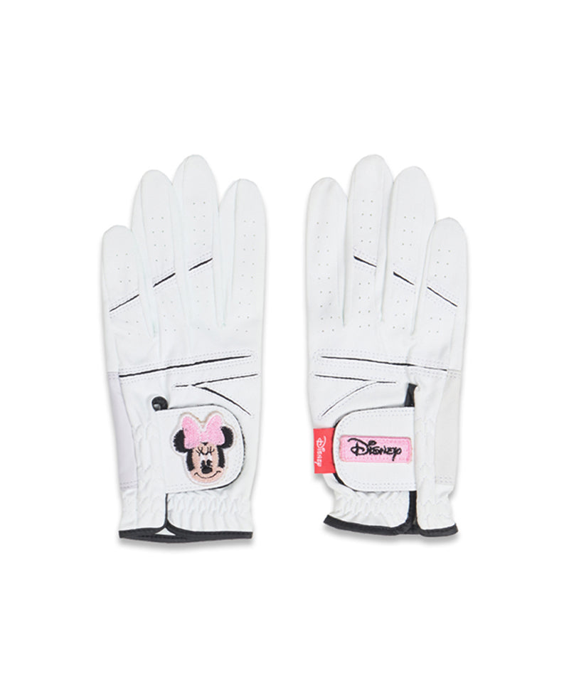 MACKY Golf Disney Two-Handed Golf Gloves - White