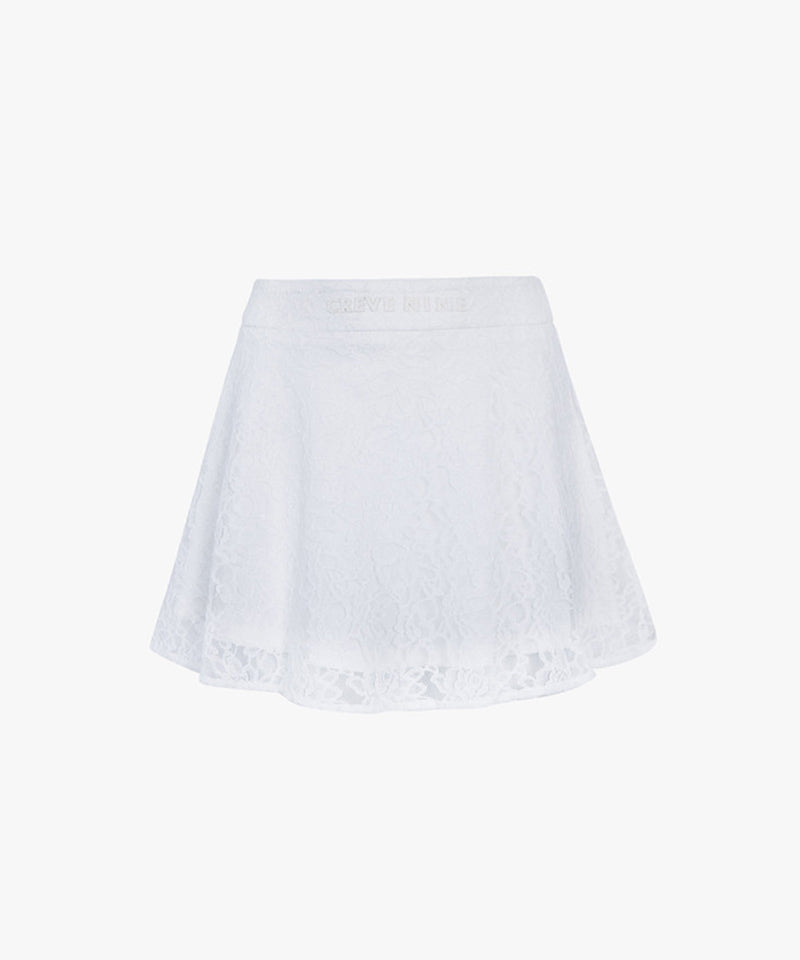 CREVE NINE: Flower Lace Skirt - 3 Colors