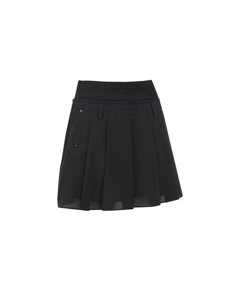 Anew Golf Women's SM Pleated Skirt - Black