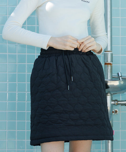 MACKY Golf: Padded Banding Skirt -  Black