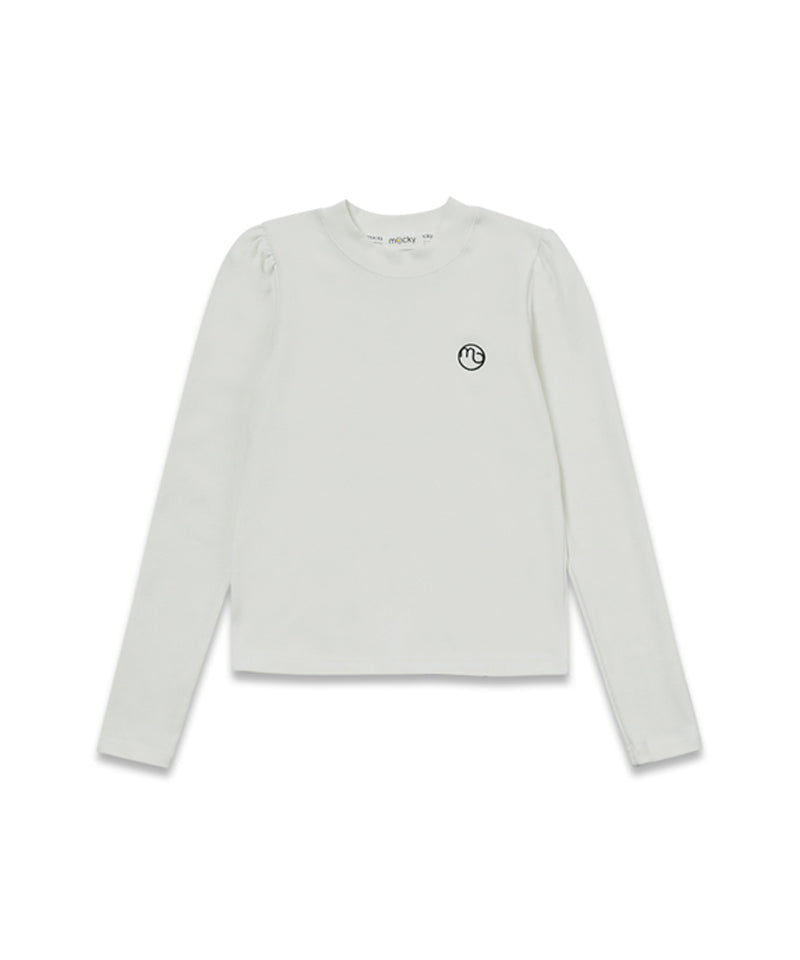 MACKY Golf: Charming Puff T-Shirt - White