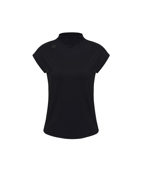 Anell Golf Sleeveless Cool Soft Top - Black