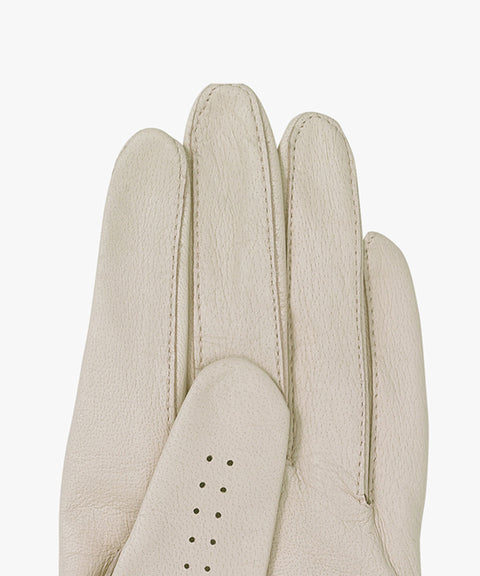 FAIRLIAR Colored Sheepskin Gloves - Beige