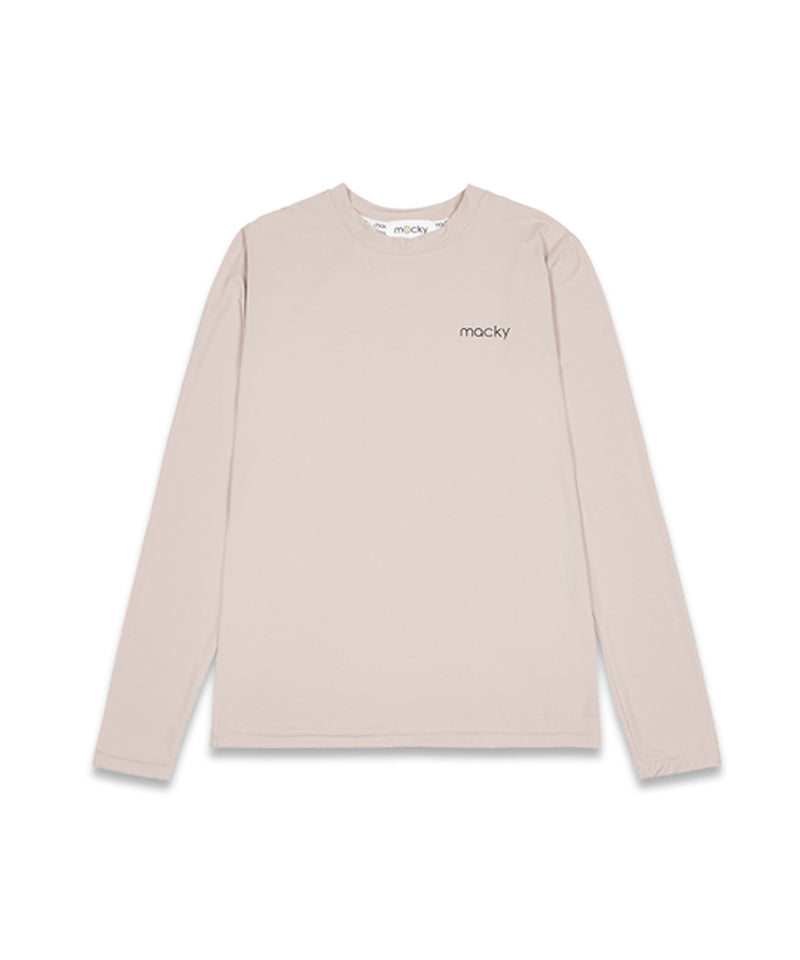 MACKY Golf: Cooling Logo Inner Shirt - Beige