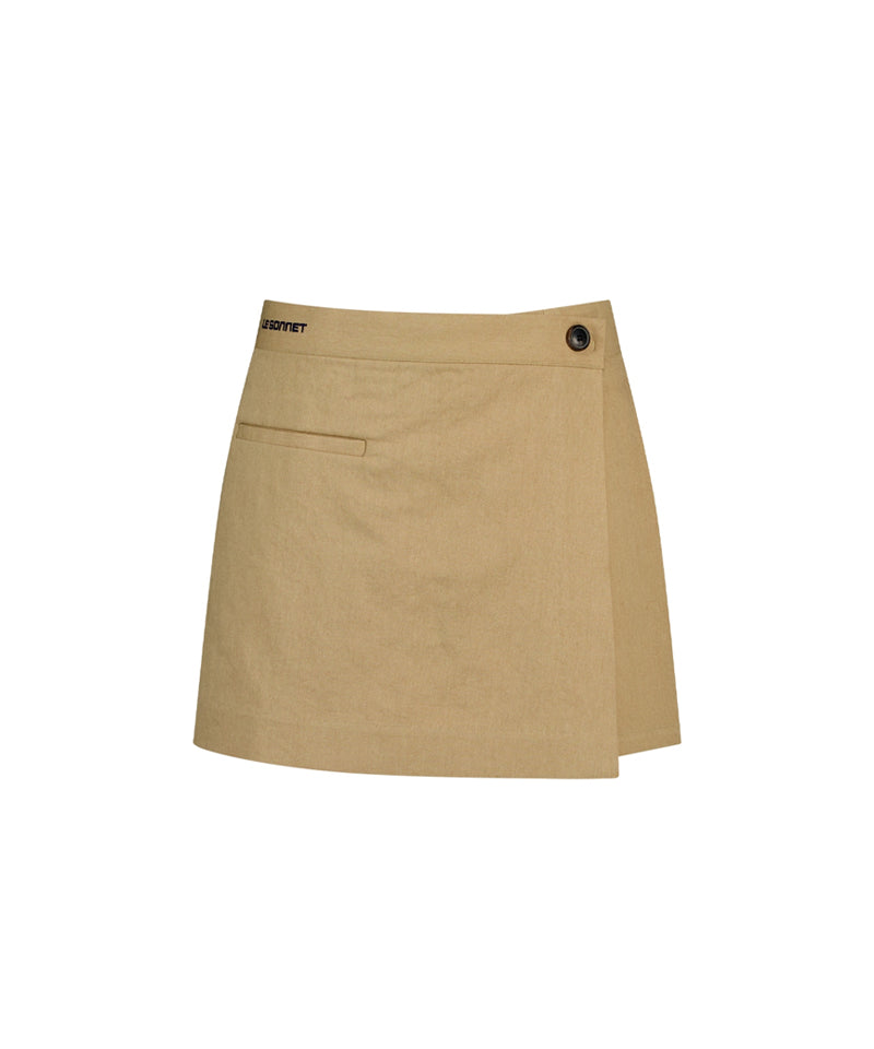 LE SONNET Basic Skirt - Beige