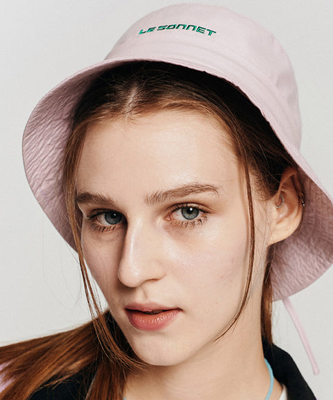 LE SONNET Key Logo Bucket Hat - Lavender