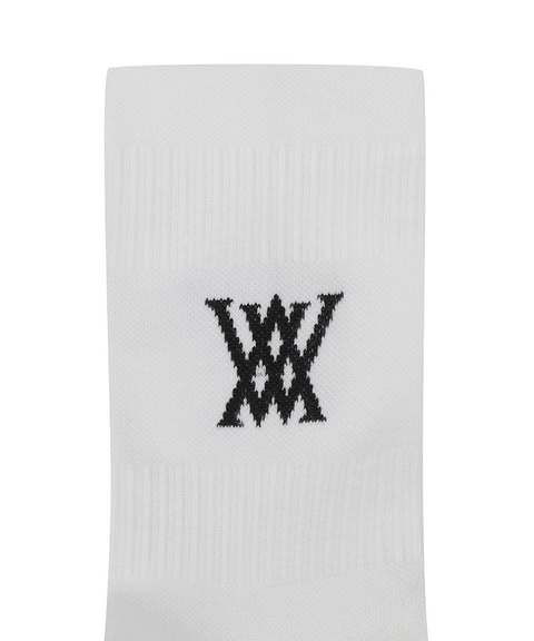 Men's Logo Socks - White