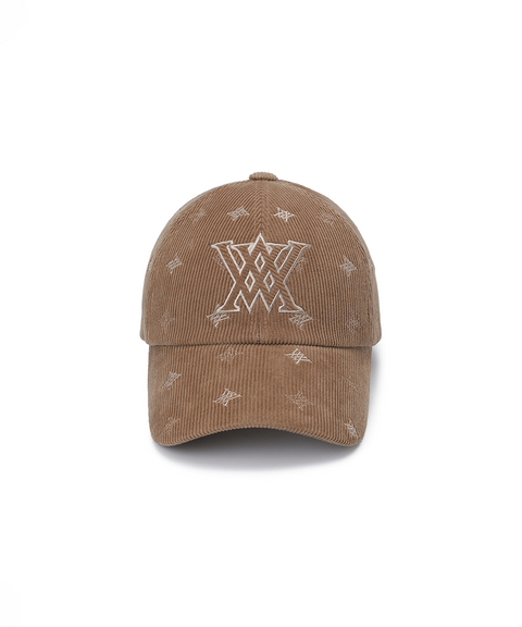 Unisex Corduroy Cap - Beige