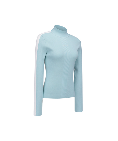 Women's FA Mock Neck Sweater - Mint