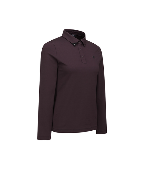 Women's FA Essential Long T-Shirts - Burgundy