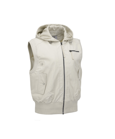 Women's FA Hooded Vest - Light Beige