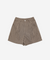 OBER Golf Belt Set Striped Belted Shorts - Beige