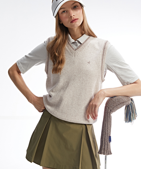 Monday Flow Classic Half Sleeve Top - Light Beige