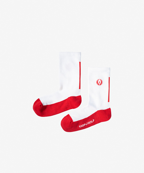 GFJ Golf Women's Colour Block Crew Socks - 3 Colors
