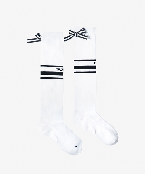 GFJ Golf Women's Ribbon Knee socks - 2 Colors