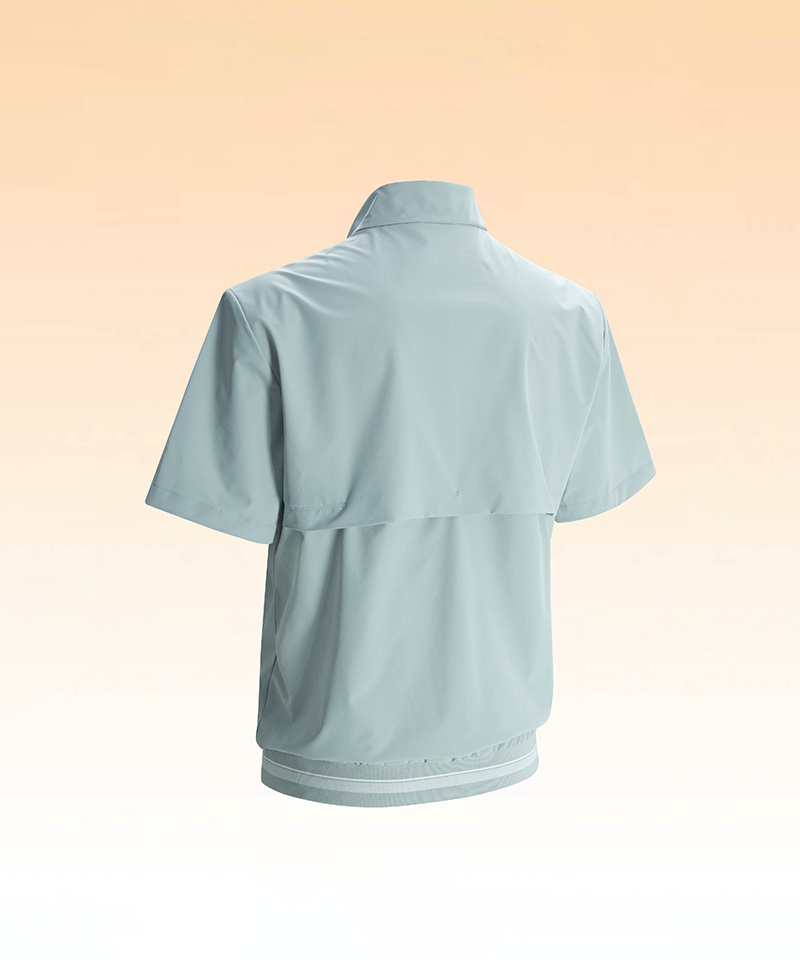 Men's Wind & Waterproof Half-Sleeve Blouson Jacket - 3 Colors