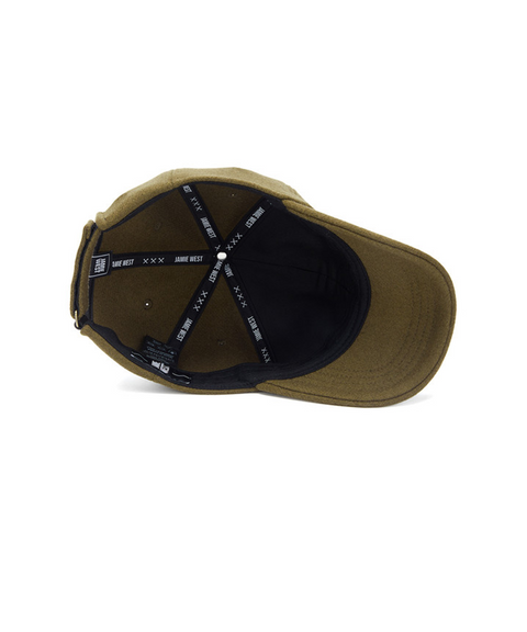 Jamie West Alex Wool Ball Cap - Khaki