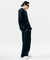 Jamie West Club Hoodie Applique Zip-up - Black
