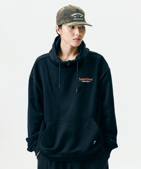 Jamie West Grave Snap Hoodie Sweatshirts - Black