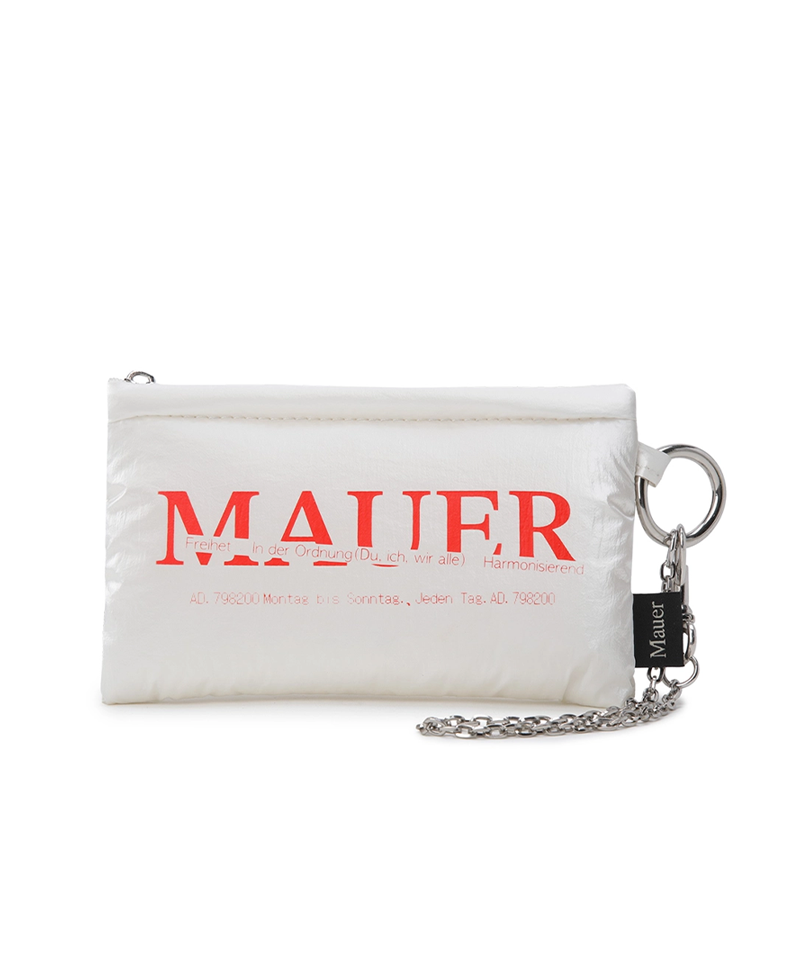 MAUER GLOBAL Flohmarkt Pouch Keyring - Ivory