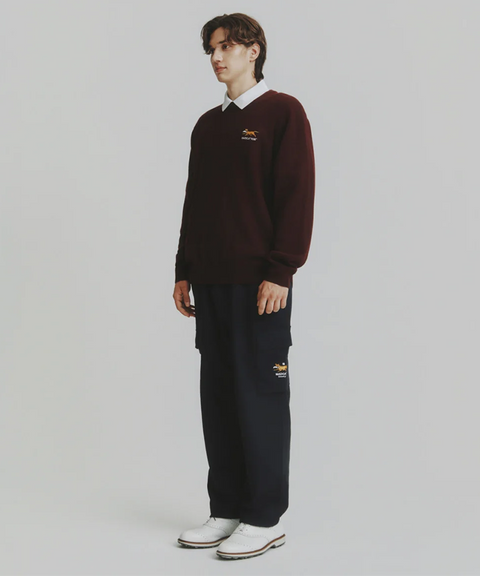 MCC Men's Crew Neck Sweater - Burgundy