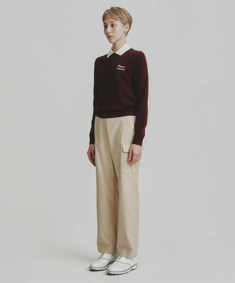 MCC Women's Crew Neck Sweater - Burgundy