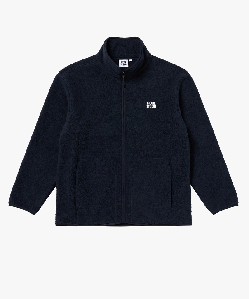Goal Studio Unisex Essential Fleece Jacket - Navy