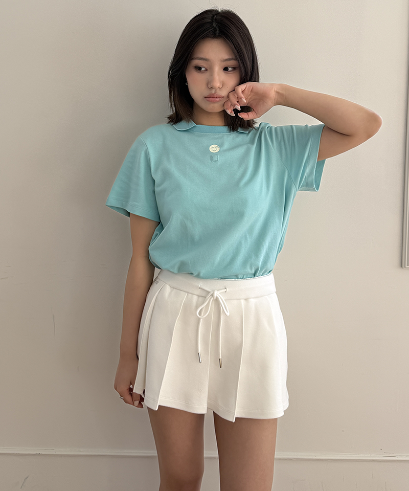 PIV'VEE Club Round Neck PK Shirt - Airy Blue