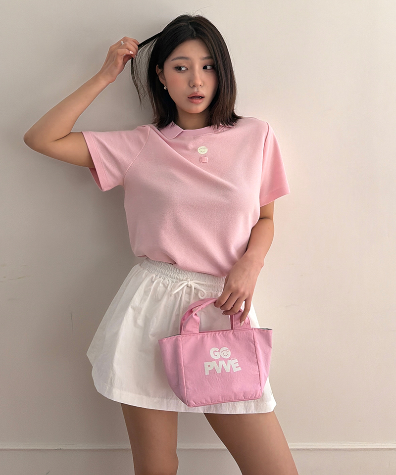 PIV'VEE Club Round Neck PK Shirt - Bubble Pink