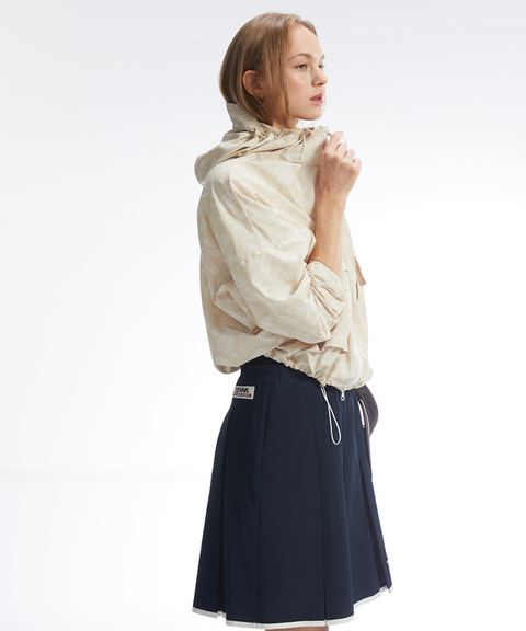 Monday Flow Paisley Windbreaker - Beige