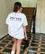 PIV'VEE Positive Sports Club Boxy T-Shirt - Snow Grey
