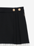 GFJ Golf Women's Double Pleat Layer Skirt - Black