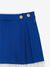 GFJ Golf Women's Double Pleat Layer Skirt - Blue