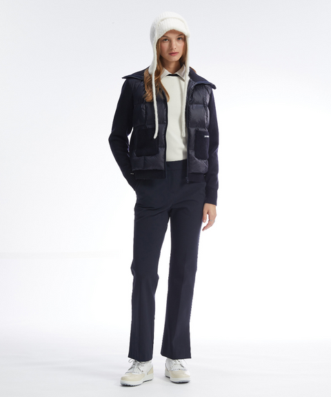 Monday Flow Stress-Free Bootcut Pants - Dark Navy