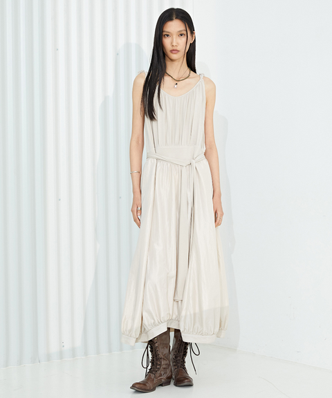 Monday Flow Summer Breeze One Piece - Light Beige