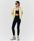 Goal Studio Women's 3-Layer Cropped Active Jacket - Light Yellow
