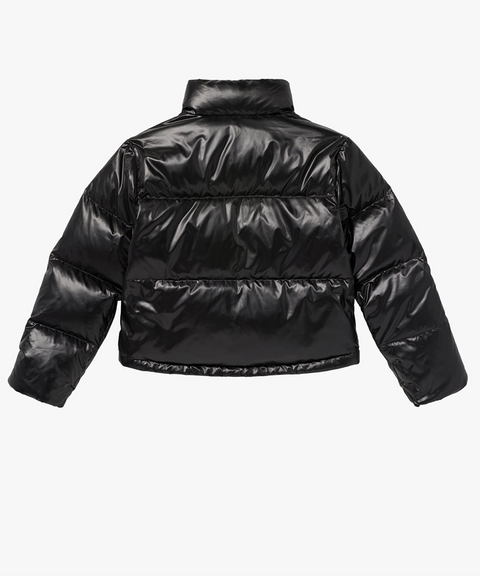 Goal Studio Women's Cropped Puffer Down Jacket - Black
