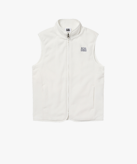 Goal Studio Women's Essential Microfleece Vest - Off White