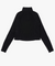 Goal Studio Women's Grid Fleece Quarter Zip-Up Tee - Black