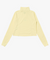 Goal Studio Women's Grid Fleece Quarter Zip-Up Tee - Light Yellow