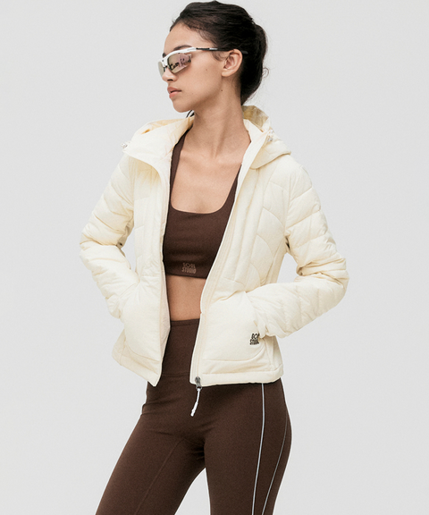 Goal Studio Women's Lightweight Padded Jacket - Cream