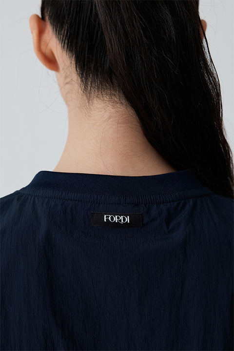 FORDI Wind V-Neck Man-To-Man - Navy
