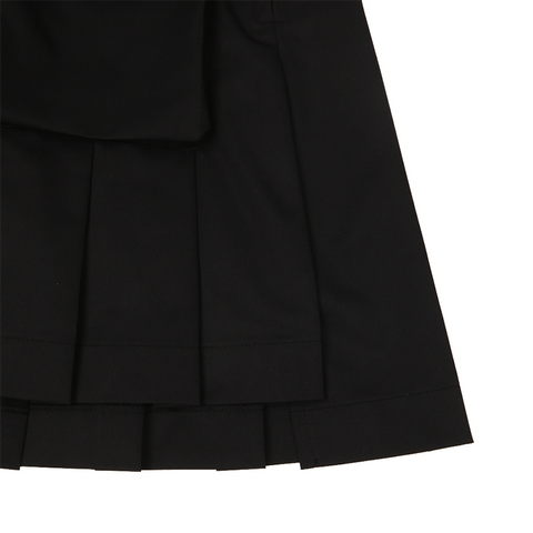 Monday Flow Wink Pleated Skirt - Black