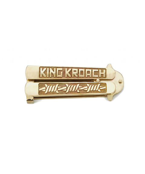 Jamie West X KK Balisong Divot Repair - Gold