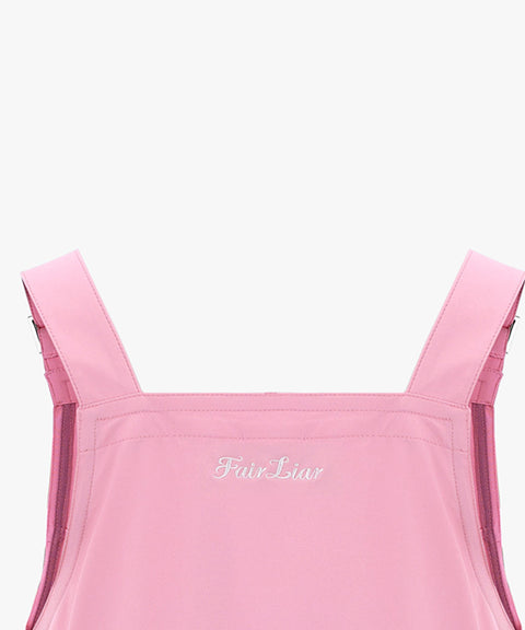 FAIRLIAR Suspender Pocket Vest - Pink