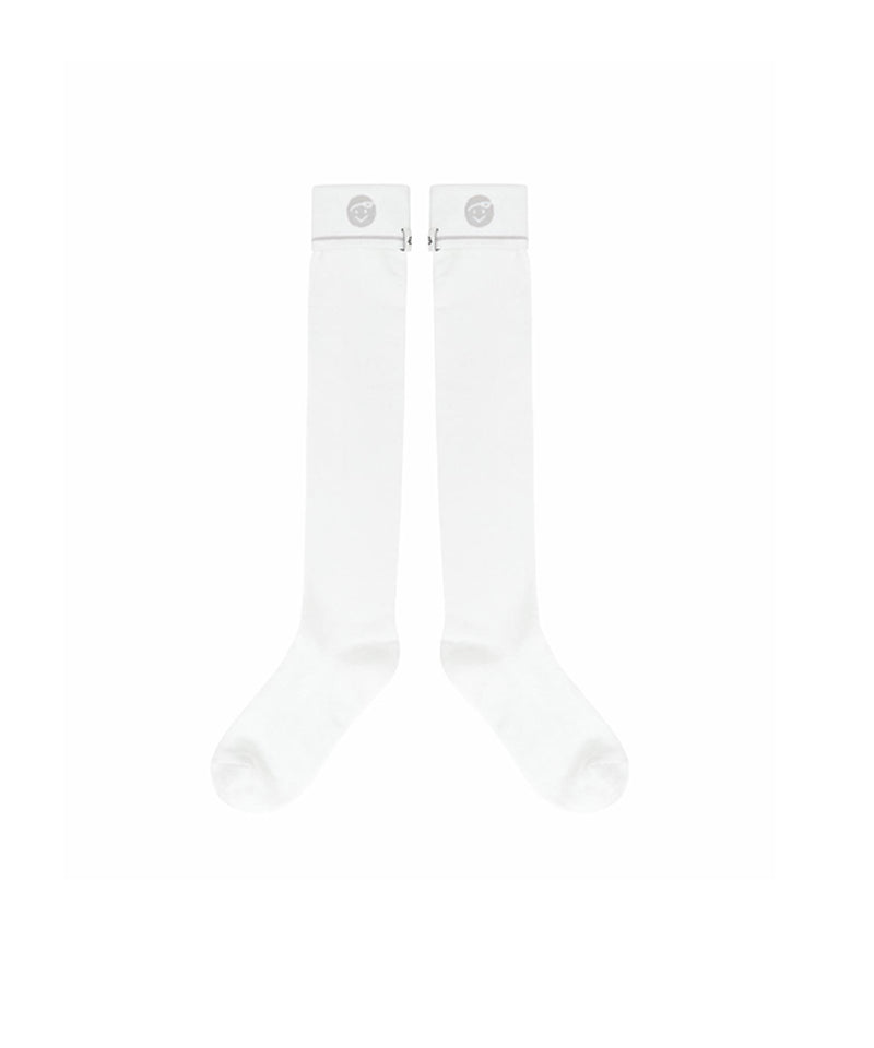 PIV'VEE Over Knee Socks - Cloud White