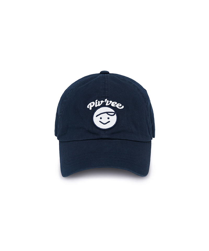 PIV'VEE Calivee Applique Ball Cap - Ocean Navy